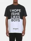 balmain hommes t-shirts designer fashion half noir blanc